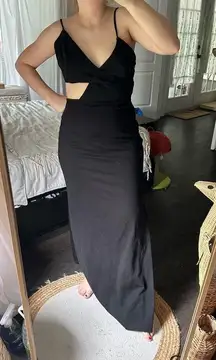 NBD Women’s Large Black Titan Cutout Dress