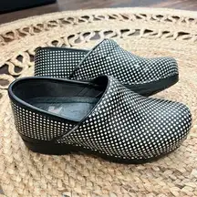 Dansko XP Professional Clogs Black & White Checkerboard Shoes Women’s 36