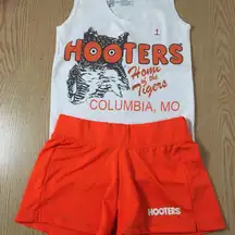 B75 #1 Sexy Hooters Girl Worn “Tigers” Uniform Tank/Shorts From Columbia MO