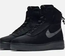 Nike Air Force 1 High Shell Sneakers in‎ Black Graphite 7.5
