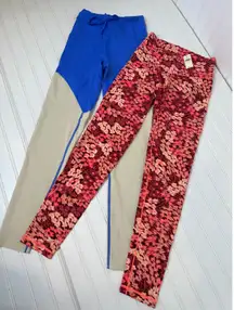 NWT Aerie Lot Of 2 Leggings Sports Workout Gym Athleisure Running SET Sz S Long