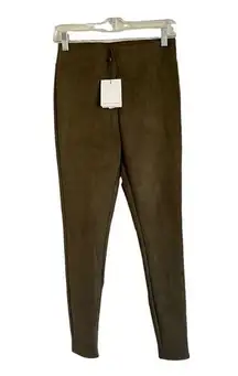 Gibson Latimer Olive Suede Skinny Pant Size XS