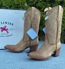 IDYLLWIND Miranda Lambert Bayou 12” Studded Western Cowboy Boots 7.5B