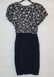 Silk Studio Two-Tone Pattern 100% Silk Dress .‎ Size: 8.