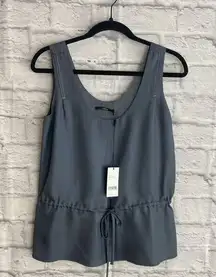 J. Brand Women’s NWT 100% Silk Cinched Quiet Luxury Top Size XS