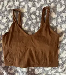 Lululemon Align Tank Top Bra V-Neck Womens 8