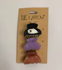 Twig & Arrow nwt Hair Clip Set - Black, Purple, Orange Halloween ghost
