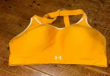 Under Armour Orange wireless compression L Athleisure sports bra