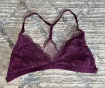 Victoria's Secret Victoria Secret Maroon Lace Bralette