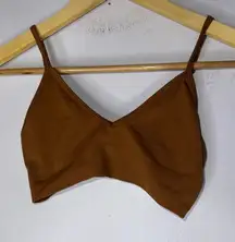 Skims Brown‎ Seamless v Bra Size Small