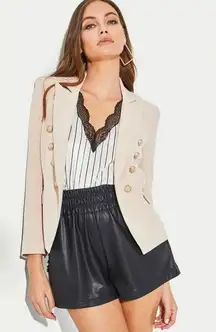 Generation Love Delilah Crepe Blazer Latte Size Large NWT Revolve Dressy