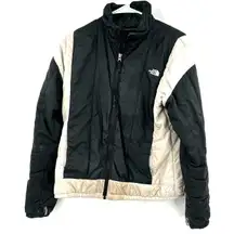 The North Face‎ Size Large Zip Up Women's Jacket Black and White Layer Coat
