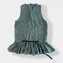 L.A.M.B.‎ 100% Silk Tunic in Olive Green Size 0