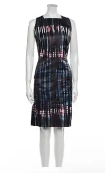 Thomas Maier abstract printed knee-length dress