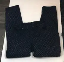 Earl Jeans Skinny Ankle Polka Dot Pattern Jean 8 Twee Classic Preppy Casual Twee