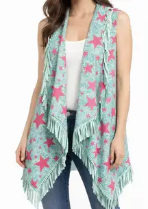 L&B Star Fringe Vest 