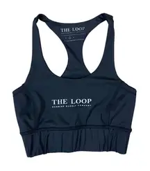 The Loop Running Supply Co. Gray Sports Bra Small Racerback Activewear