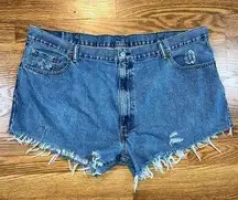 Funky Levi’s 550 Cutoff Jean Shorts!