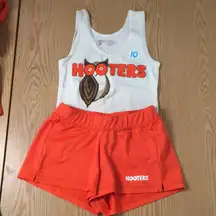 Box 32 #10 Hooters Girl Worn Super Sexy Uniform Tank & Shorts Size XSmall