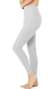 Alo Yoga High-Waist Alosoft Flow Leggings - Zinc Heather