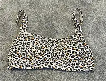 Leopard Print Bikini top