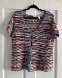 Vintage  Crochet Sweater