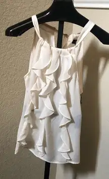 Milk & Honey ivory blouse sz medium