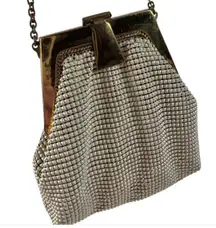 Vintage Chain Handle Mesh Bag