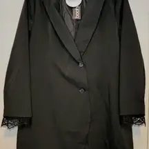 Black Double Breasted Blazer Dress Plus Size 20