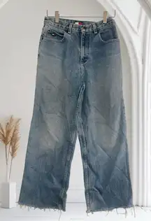 ✨Tommy Hilfiger Raw Hem Light Wash Sz 14 Jeans✨