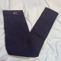 PAIGE 27 Leopard Cheetah Purple Peg Skinny Jeans Punk Alt Mob‎ Wife