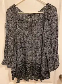 Fred David 3/4 Length Sleeve Blouse