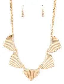 Paparazzi Jewelry Set - Mane Street Gold