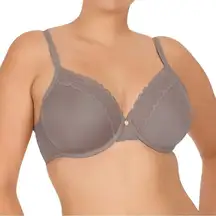 Natori‎ Refined Contour Underwire Bra Gunmetal Gray 32D