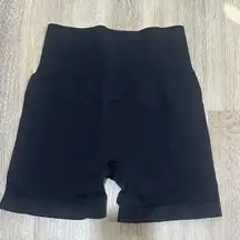 Black Women's High-Waisted Shorts