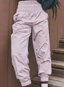 Free People Movement The Way Home Purple Swish High Waist Joggers Small