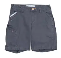 Ariat Rebar Perfect Rise Women's Gray Cargo Shorts Size 25 Work Utility