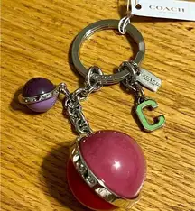 Coach  Planets Keychain/Bag-charm NWT