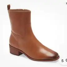 NWOB Botkier New York Ramona Leather Ankle Boots Shoes Women Tan Size US 6