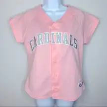 St. Louis Cardinals Pink and Grey Jersey Size Small