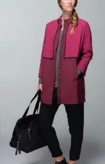 Lululemon Cocoon Car Coat | Rare 2014 Edition | Size M | Rust Berry