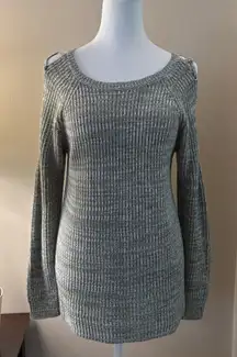 Evelyn Taylor Pullover Gray Sweater Size S