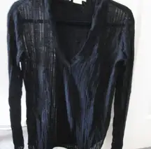 MICHAEL Michael Kors sheer black hoodie - Size Medium