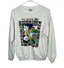 HANES Vintage San Diego Zoo Crewneck Pullover