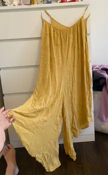 NWT  Yellow Jumpsuit