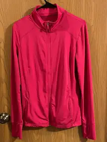 Danskin Now Women’s Pink Full Zip Semi Fit Athletic Jacket Medium