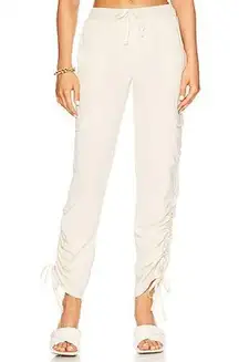 Revolve Superdown Natasa Ruched Cargo Pant Cream Streetwear Gorpcore - Small