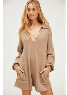 Free People Luxe Picnic Sweater Romper Medium