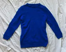 Talbots Blue Cashmere Petite Sweater