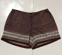 Garnet Hill Printed Gauze Shorts